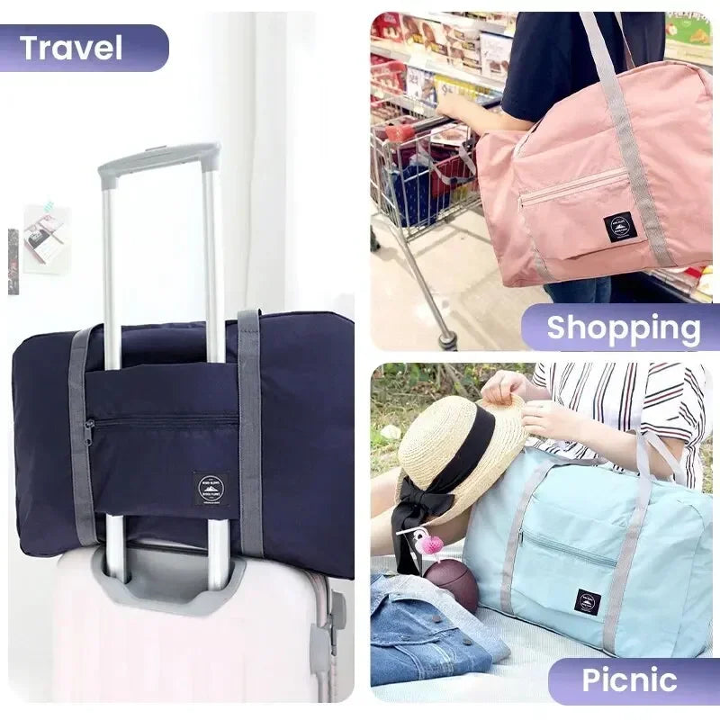 Fashionable Foldable Travel Bag Large Capacity Carry-On