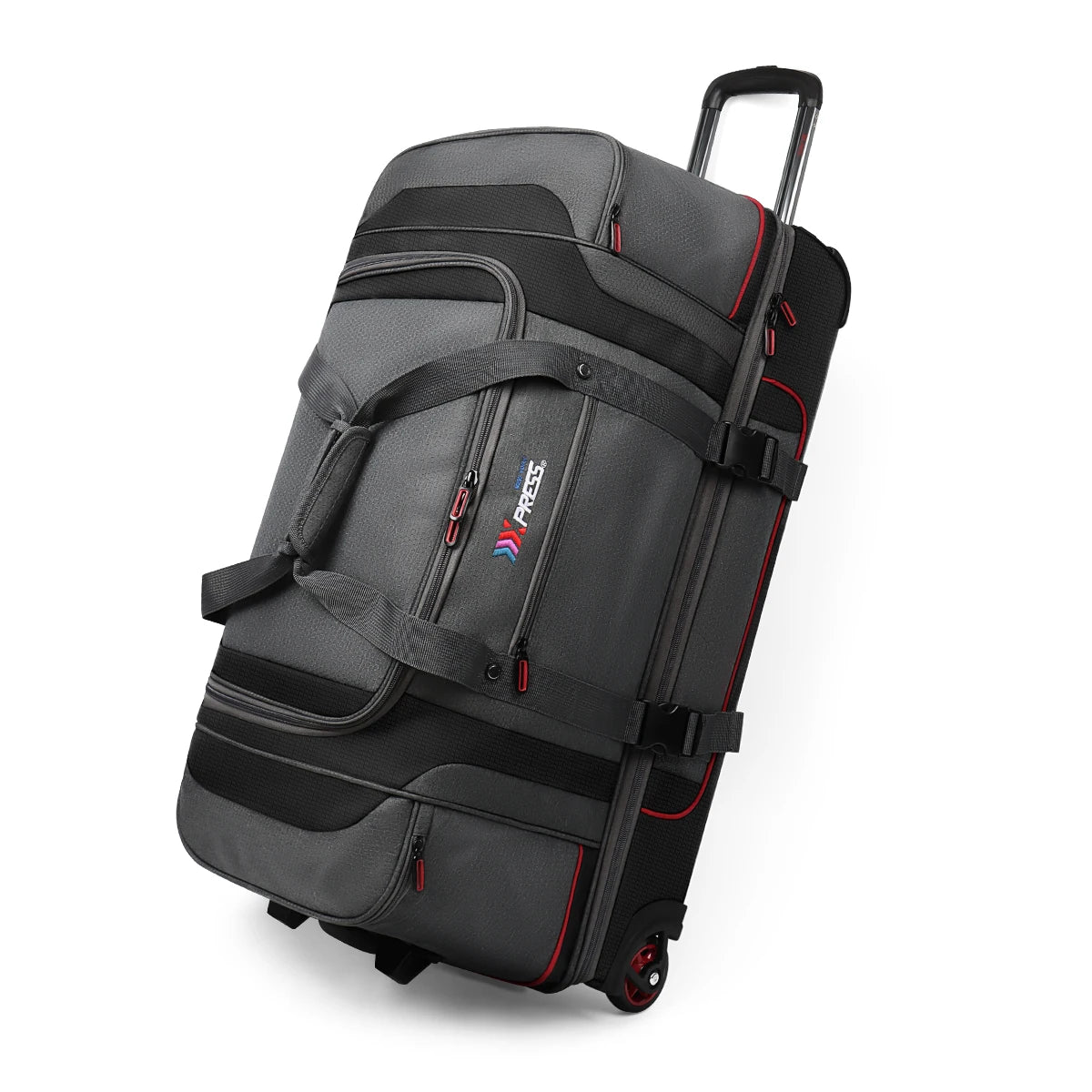 Rolling Duffel Bag with Wheels Handle,Drop Bottom Duffe