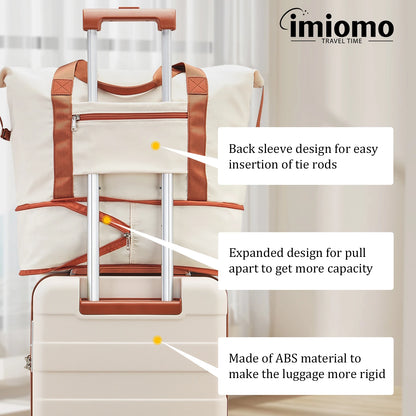 Travel Luggage Set Hard Shell Lightweight Carry Suitcase