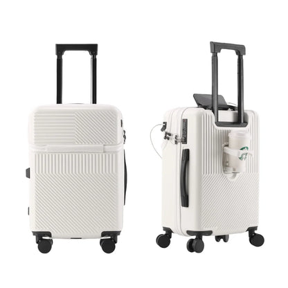 Luggage,  swivel wheel combination lock carry-on