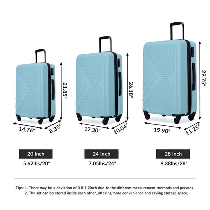 Travelhouse Luggage Set Suitcase Set Spinner Wheels