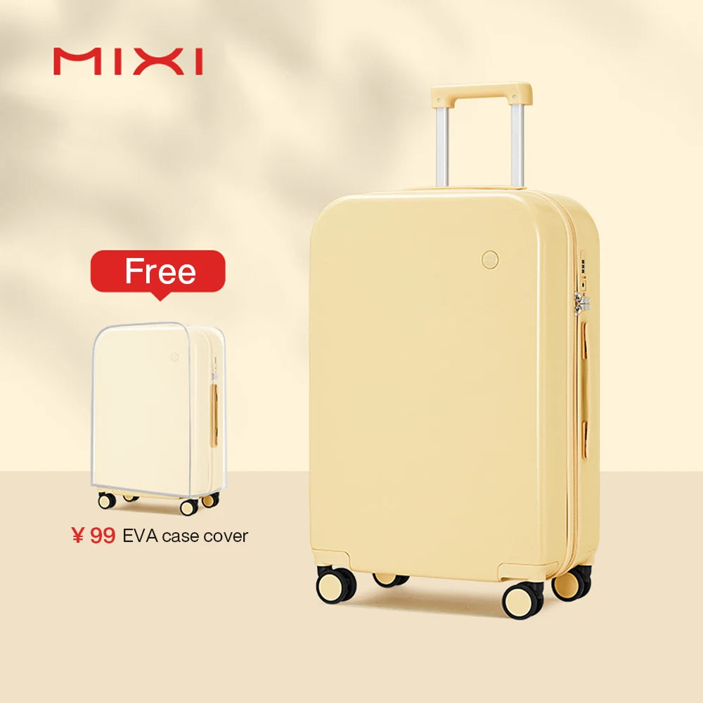 Mixi Puristic Design Travel Luggage Rolling Wheel