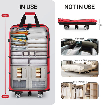 Foldable Expandable Suitcase Bag Water-resistant