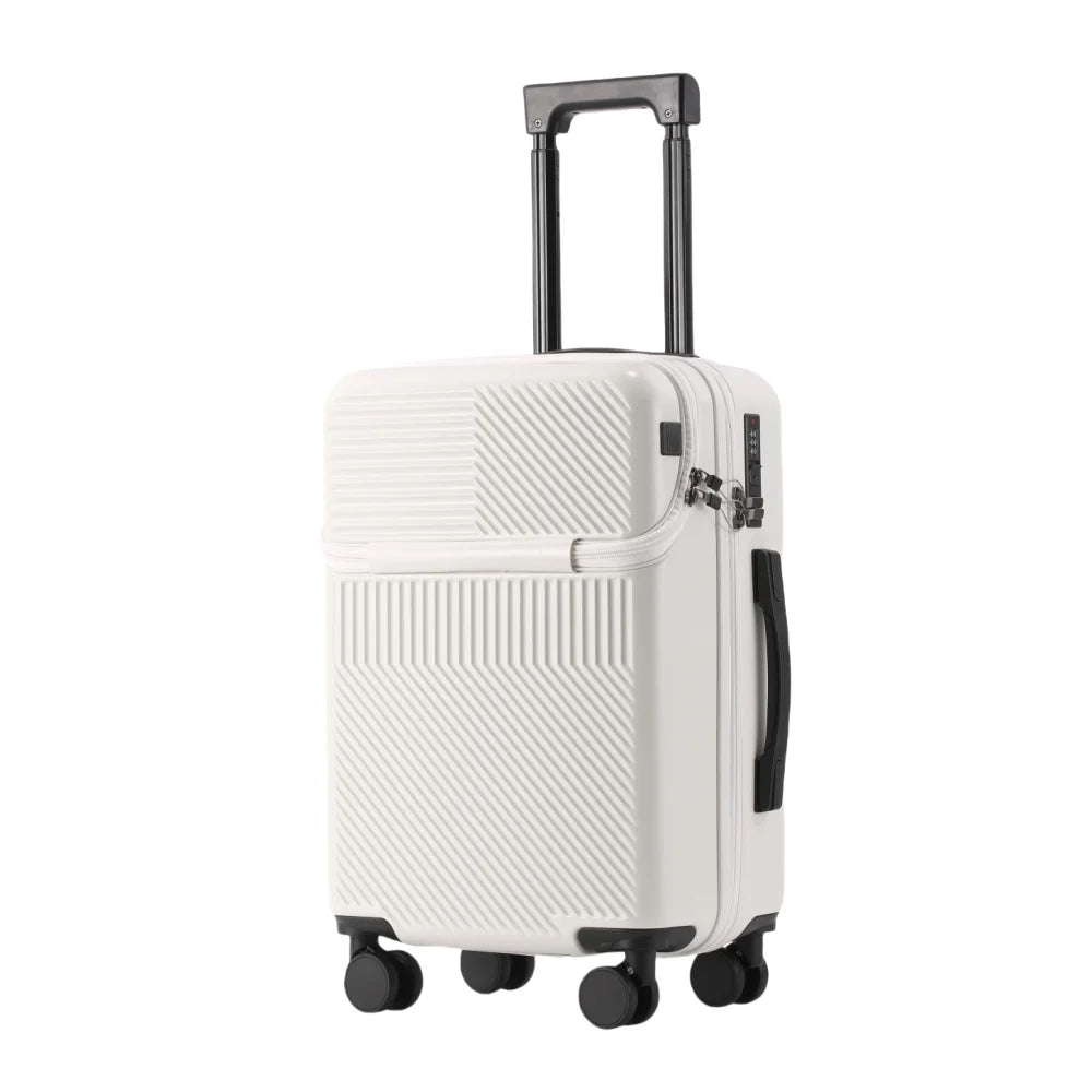 Luggage,  swivel wheel combination lock carry-on