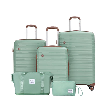 Luggage Set Suitcases Double Spinner Wheels TSA Lock