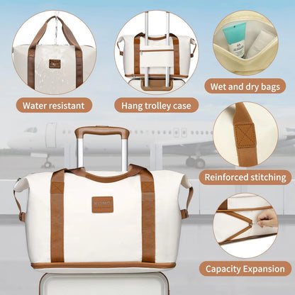 Kono Luxury 6-Piece Luggage Collection - Hardshell
