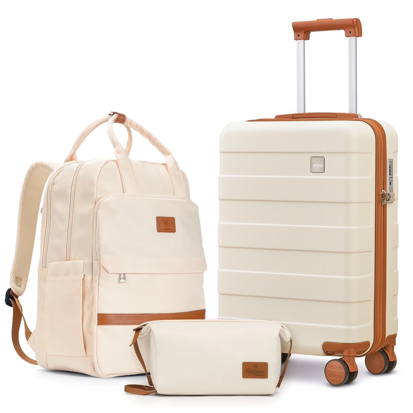 Travel Luggage Set Hard Shell Lightweight Carry Suitcase