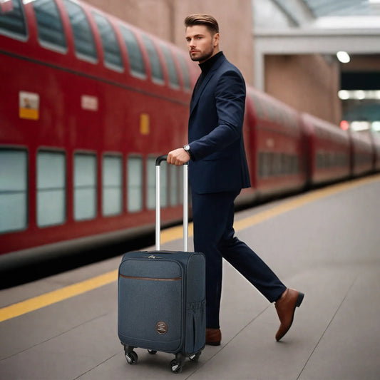 Underseat Carry-on Luggage with Wheels Lightweight