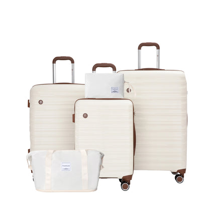 Luggage Set Suitcases Double Spinner Wheels TSA Lock