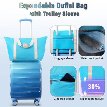 Carry-on Luggage with Cup Holder Lightweight