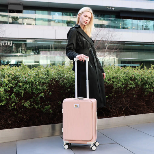 Pink Hard Shell Suitcase