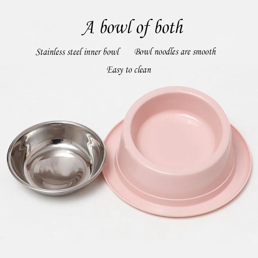 Easy to clean pet feeder with modern hat shape