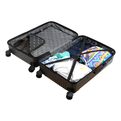 Biggdesign Ocean Hardshell Spinner Luggage Set, Gray, 3 Pcs - 14357517