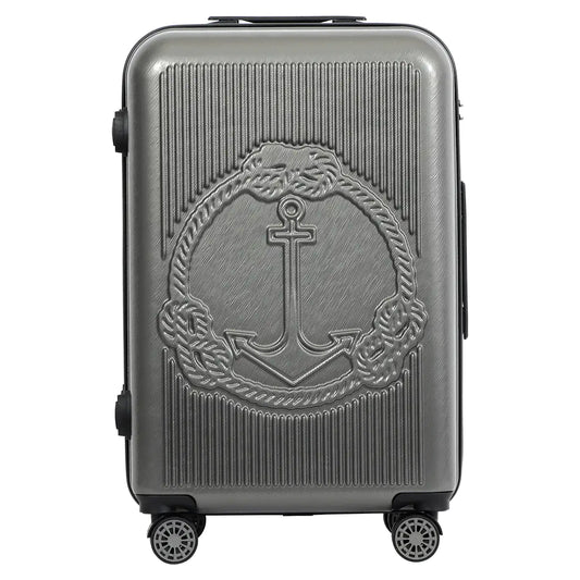 Large Gray Suitcase 28-Inch