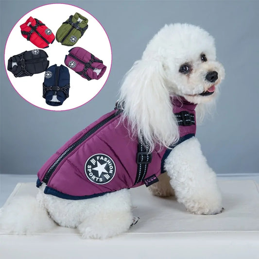Winter Warm Waterproof Pet Harness